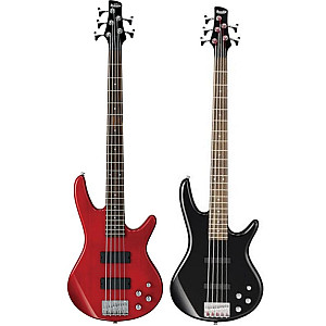 Ibanez GSR205 5-String Electric Bass Guitar (Black & Red)